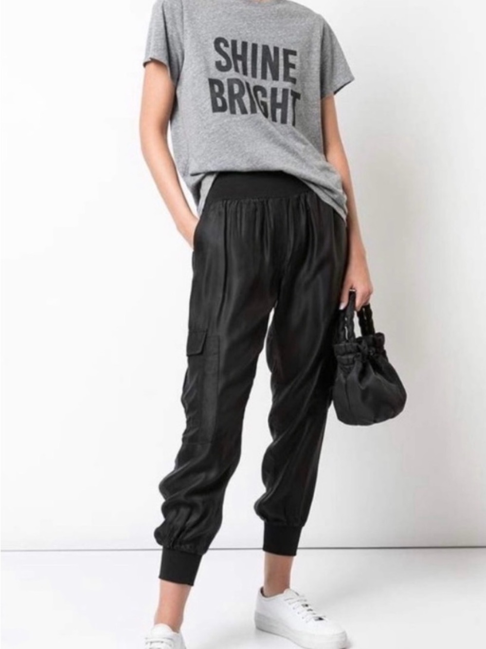 Cinq a sept Giles black Pant joggers